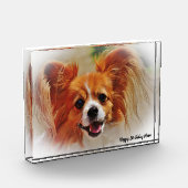 Bloc Photo Chihuahua Chien. (Gauche)