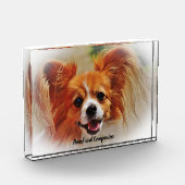 Bloc Photo Chihuahua Dog. (Gauche)