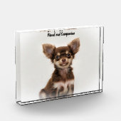 Bloc Photo Chihuahua Dog. (Gauche)