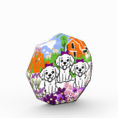 Bloc Photo Chiots mignons (Gauche)