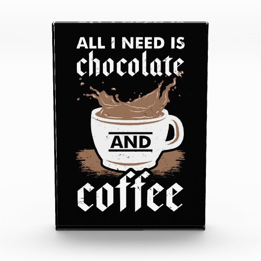 Bloc Photo Chocolat Et Café Auteur De Café (Devant)