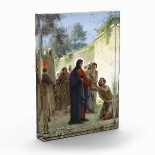 Bloc Photo Christ guérir l'homme aveugle