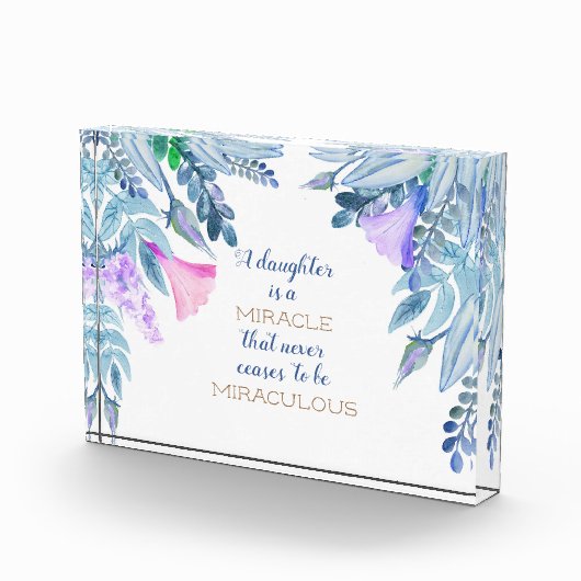 Bloc Photo Citation de fille (Droite)