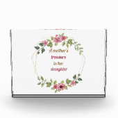 Bloc Photo Citation de fille (Devant)