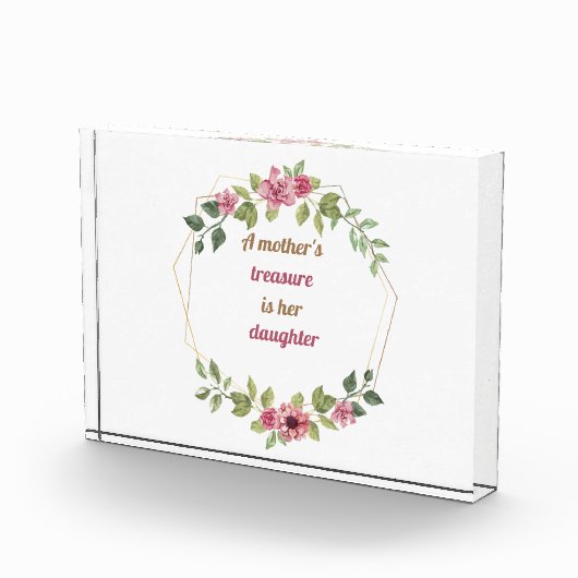 Bloc Photo Citation de fille (Droite)