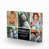 Bloc Photo Citation personnalisée 5 multiphoto de nom de fami (Droite)