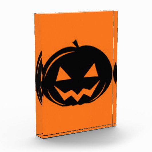 Bloc Photo Citrouille noir (Gauche)