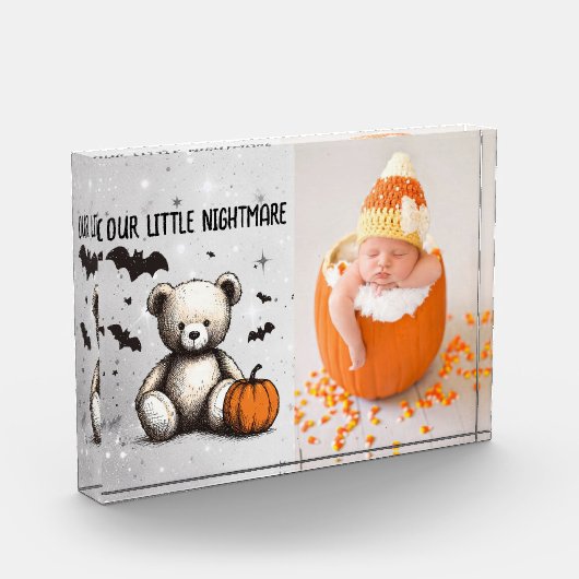 Bloc Photo Citrouille Teddy (Gauche)