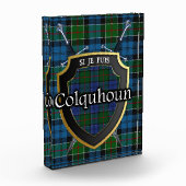 Bloc Photo Clan écossais Colquhoun Tartan (Gauche)