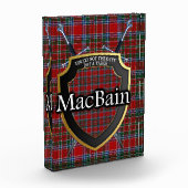 Bloc Photo Clan écossais MacBain Tartan (Gauche)