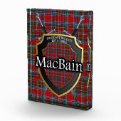 Bloc Photo Clan écossais MacBain Tartan (Droite)