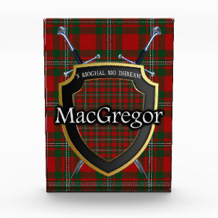 Bloc Photo Clan écossais MacGregor Tartan