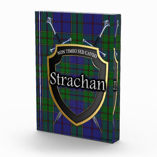 Bloc Photo Clan écossais Strachan Tartan (Droite)