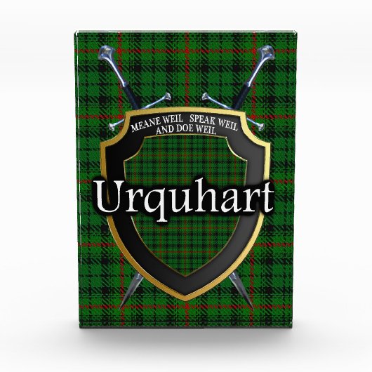 Bloc Photo Clan écossais Urquhart Tartan (Devant)