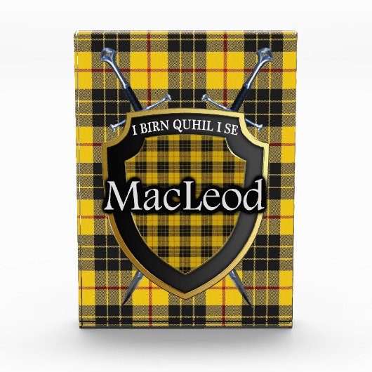 Bloc Photo Clan MacLeod Tartan (Devant)