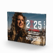 Bloc Photo Classe moderne audacieuse de 2025 Graduation Photo (Droite)