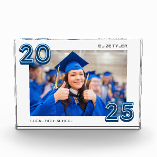Bloc Photo Classe moderne de 2025 Graduation Photo Block