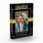 Bloc Photo Classe Noir et Or de 2023 Maintien des diplômes (Gauche)