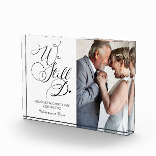 Bloc Photo Classy Elegant Anniversaire Vow Renouvellement Pho