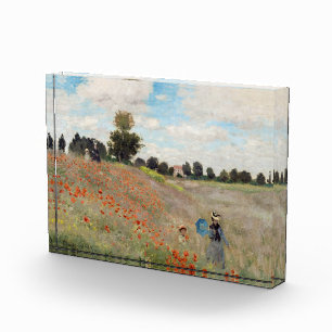 Bloc Photo Claude Monet - Champ de coquelicots