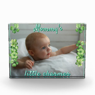 Bloc Photo Clover Green Maman's Little Charmer boîte cadeau