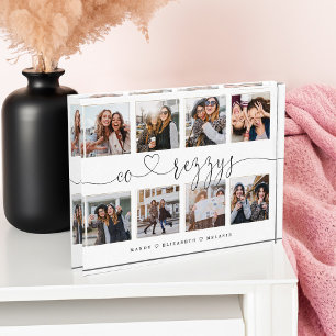Bloc Photo Co-rezzys Script Cadeau Pour Les Amis Photo Collag