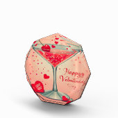 Bloc Photo Cocktail Valentine Martini du milieu du siècle (Droite)