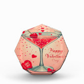 Bloc Photo Cocktail Valentine Martini du milieu du siècle (Devant)