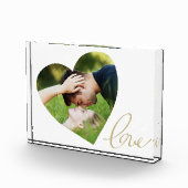 Bloc Photo Coeur Love Script Couple Valentine's Day (Droite)