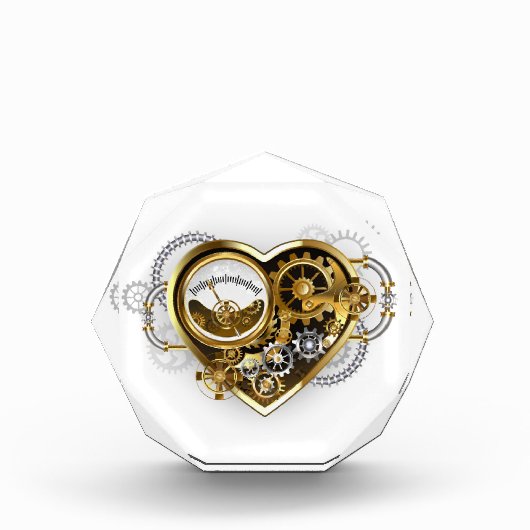 Bloc Photo Coeur vapeur avec un manomètre (Devant)