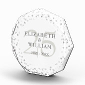 Bloc Photo Coeurs d'argent du 25e anniversaire (Droite)