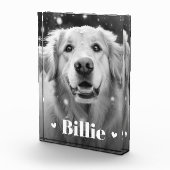 Bloc Photo Coeurs de nom de chat de chien animal (Droite)