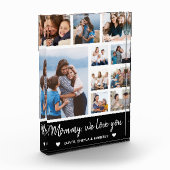 Bloc Photo Collage 10 Photos gift for Mom (Gauche)