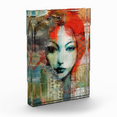 Bloc Photo Collage de femmes médiatiques mixtes (Gauche)