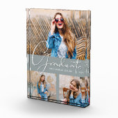 Bloc Photo Collage de graduation moderne sur gris (Droite)