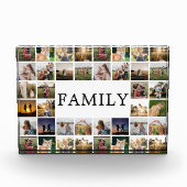 Bloc Photo Collage de la grille photo minimaliste de la famil (Devant)
