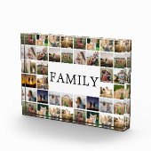 Bloc Photo Collage de la grille photo minimaliste de la famil (Droite)