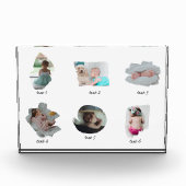 Bloc Photo Collage de photos de bébé moderne (Devant)