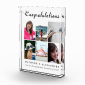 Bloc Photo Collage de photos et typographie avec nom (Droite)