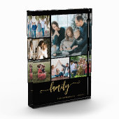 Bloc Photo Collage de photos multiples script familial modern (Gauche)