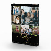 Bloc Photo Collage de photos multiples script familial modern (Droite)