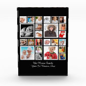 Bloc Photo Collage de photos personnalisé unique (Devant)