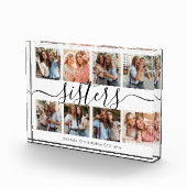 Bloc Photo Collage de script de soeurs mignonnes (Droite)