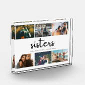 Bloc Photo Collage photo de la citation des soeurs (Gauche)