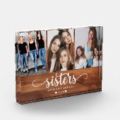 Bloc Photo Collage photo de soeurs personnalisées (Gauche)