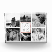 Bloc Photo Collage photo mariage Love Black & White (Devant)