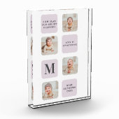 Bloc Photo Collage Photo & Meilleure Grand-Mère Jamais Meille (Gauche)