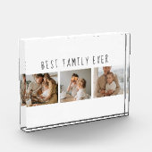 Bloc Photo Collage photo moderne & Meilleur famille jamais Me (Gauche)