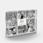 Bloc Photo Collage photo Noël personnalisé (Gauche)