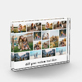 Bloc Photo Collage photo personnalisé de 16 photos (Gauche)